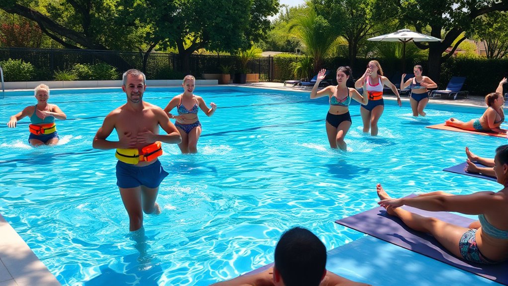 water walking enhances flexibility