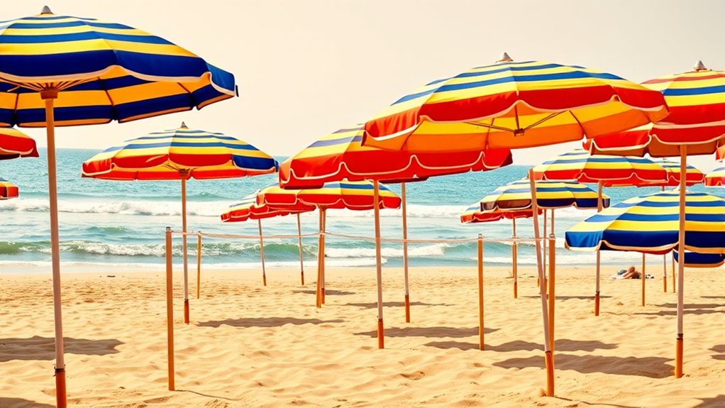 wind resistant beach umbrella options