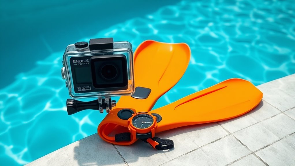 capture swim session footage