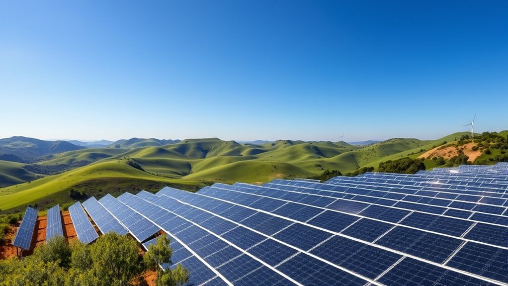 converting sunlight into electricity