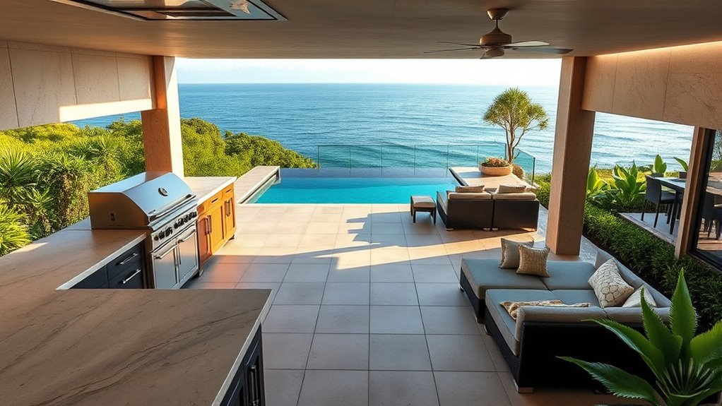 create cohesive outdoor transitions