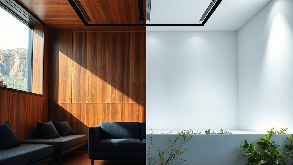 dark and light color effects