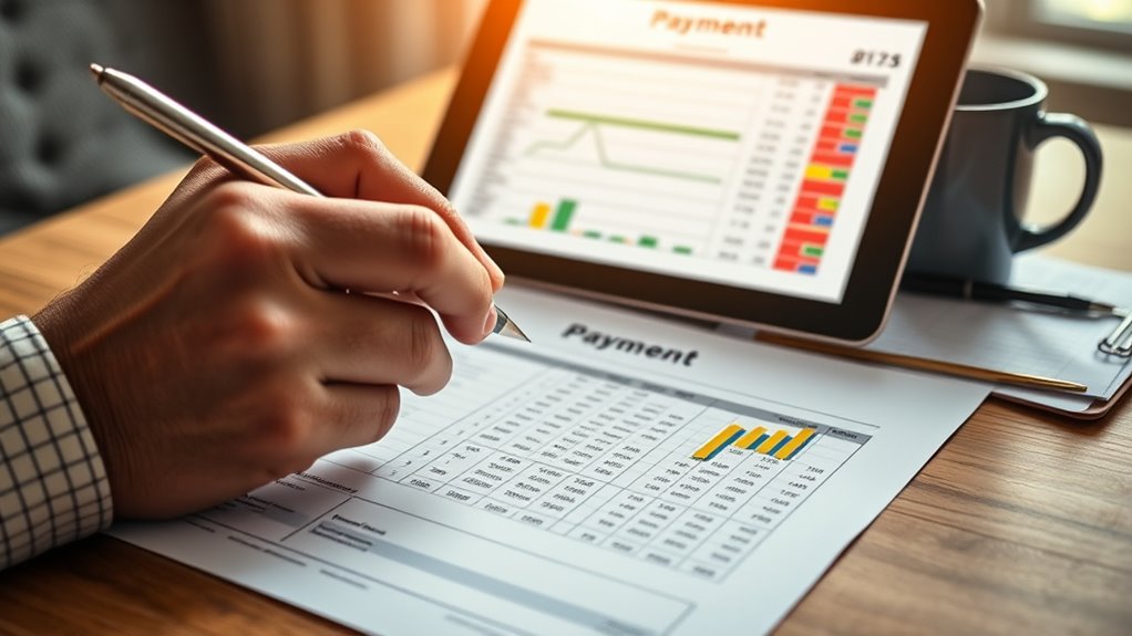 detailed budget and payment schedule