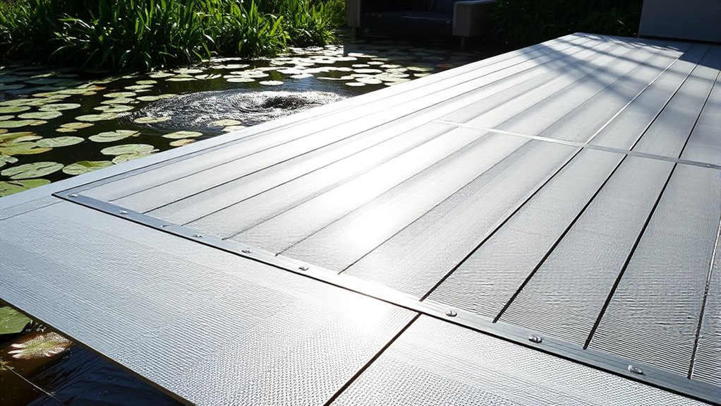 durable water resistant aluminum decking