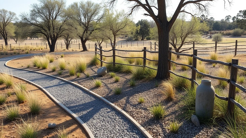 easy care rural landscaping