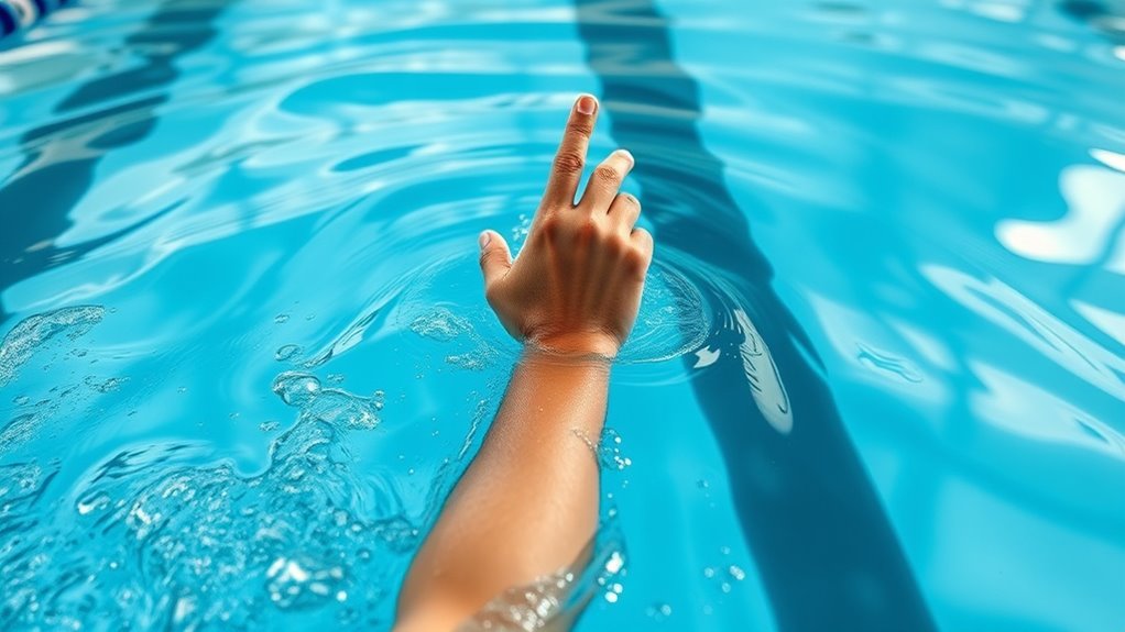 elevate elbow minimize drag