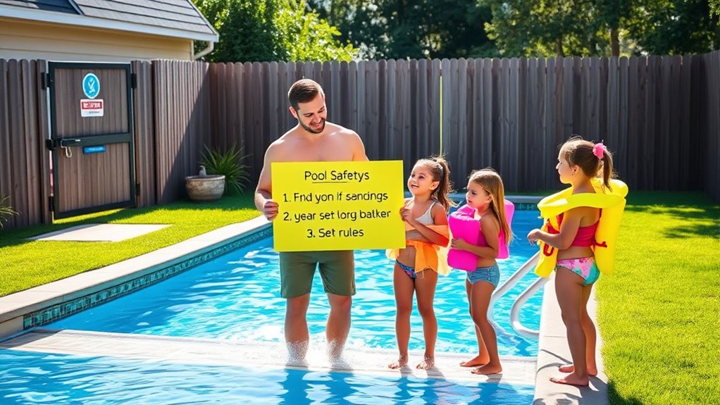 establish safe pool rules