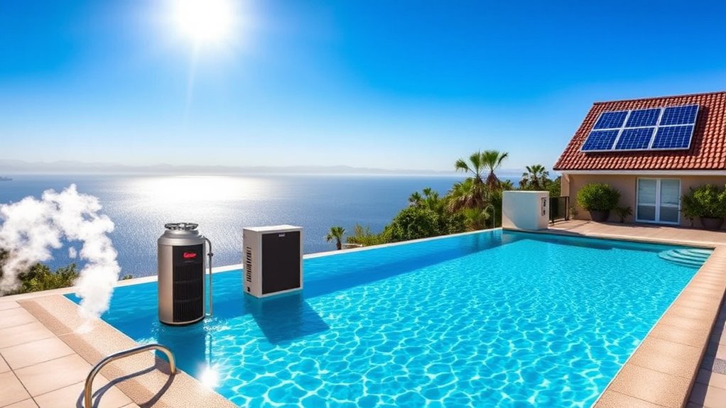 fast flexible pool heating
