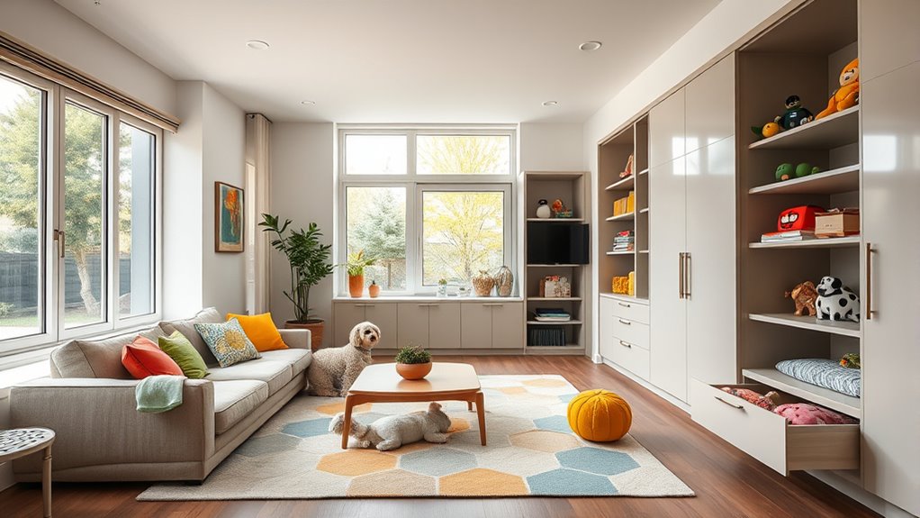 hidden storage for safety