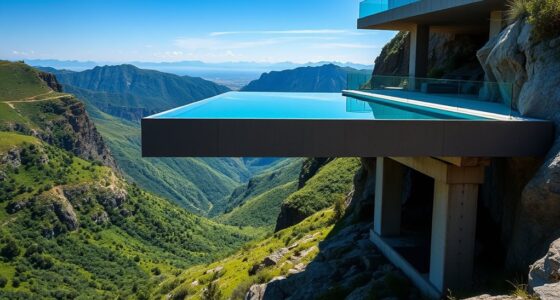 hillside pool structural design