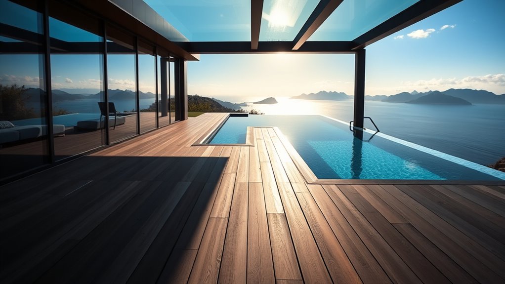 infinity edge panoramic outdoor pool