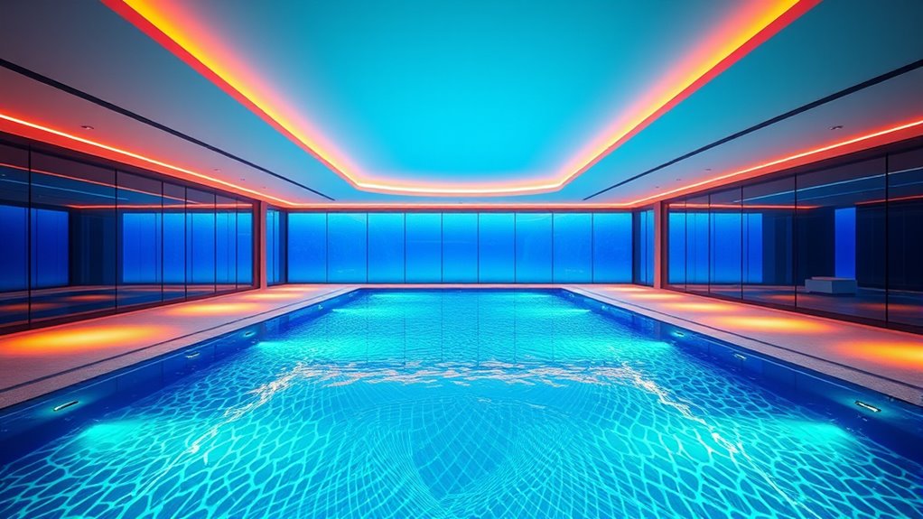 layered lighting enhances ambiance