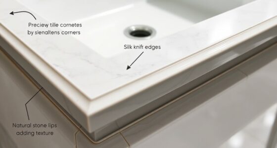 mitered lips knife edges