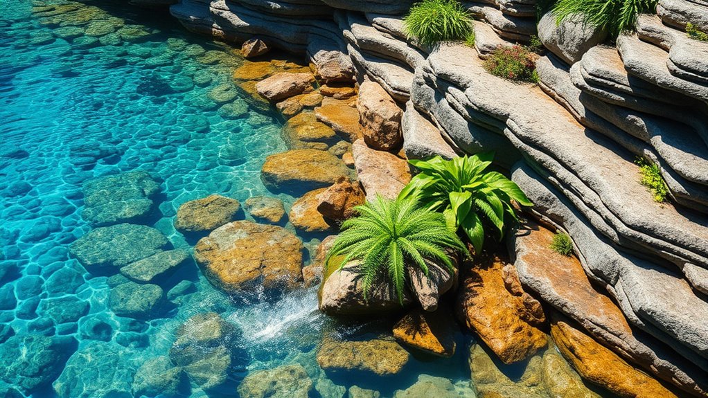 natural seamless waterfall design