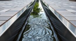 overflow drainage trough design