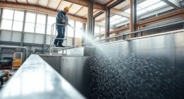 overflow trough cleaning procedures