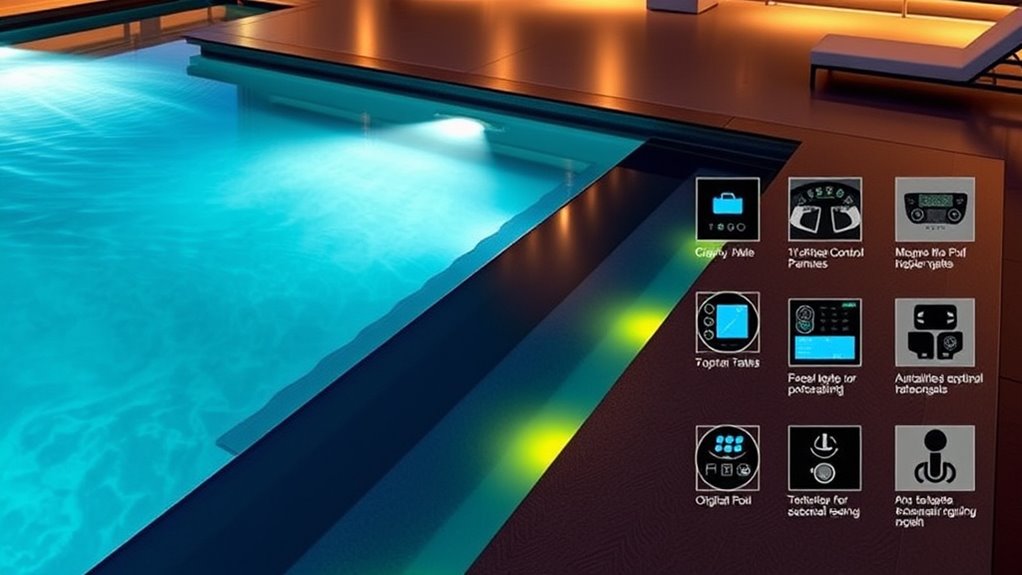 pool customization and features