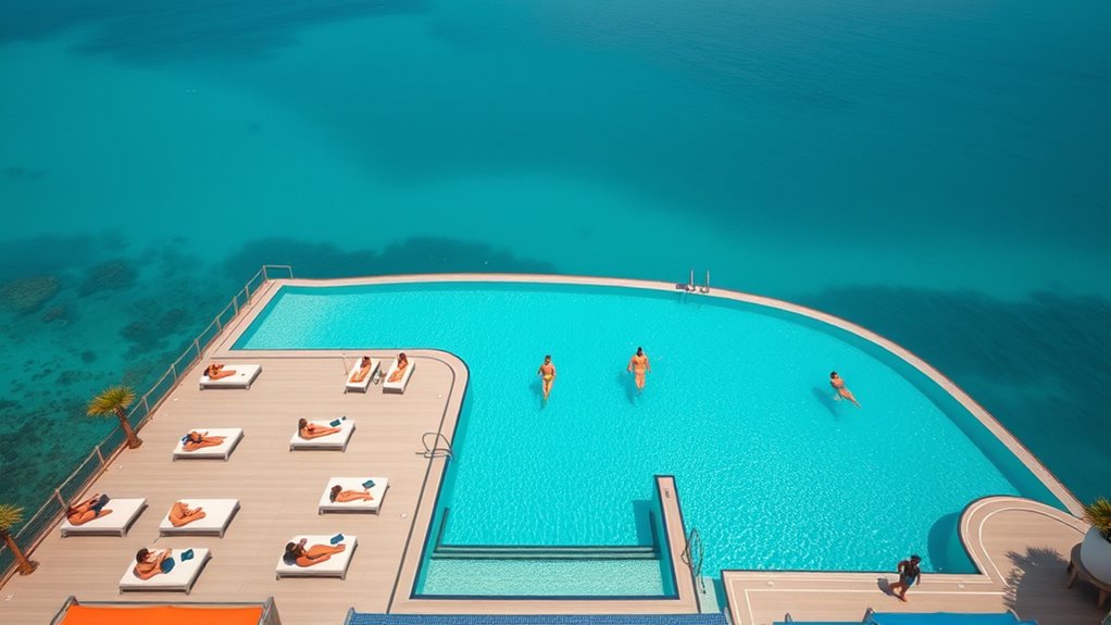 pool safety and guest flow