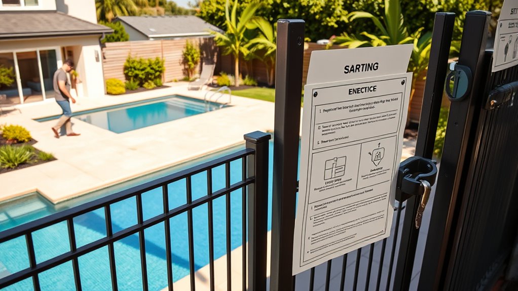 pool safety barrier regulations