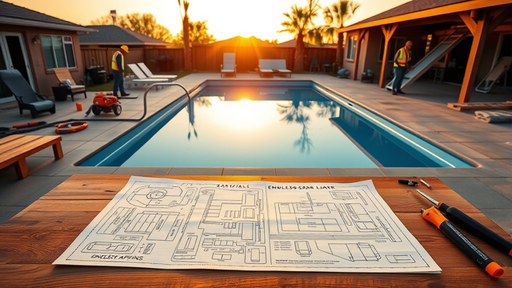 pool setup step by step