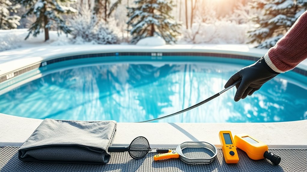 pool winterization and protection