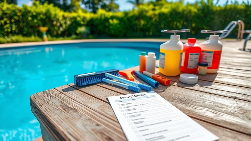 pool winterization preparation checklist