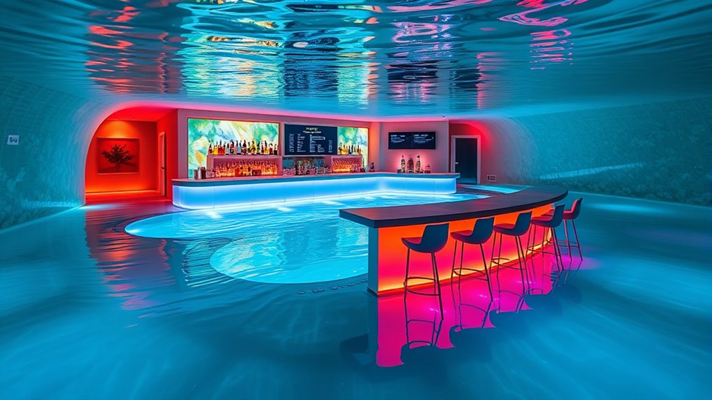 poolside tech for entertainment