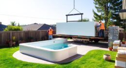 prepare for pool delivery