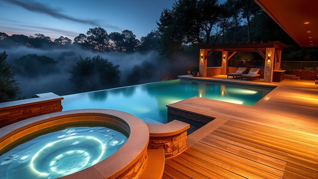 private secluded pool design
