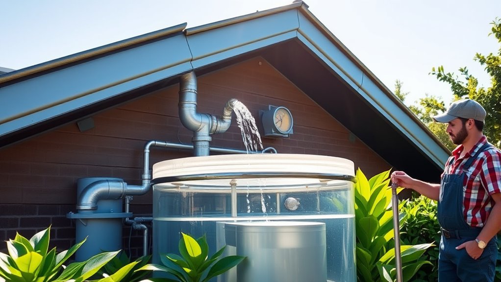 proper rainwater system setup