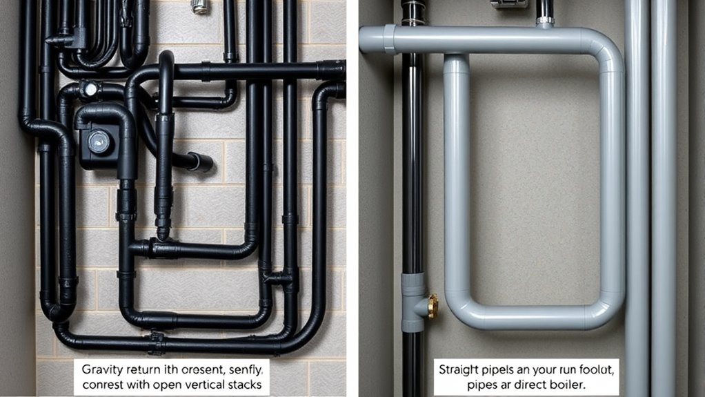 proper slope ensures efficient drainage