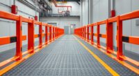 safety barriers and alarms