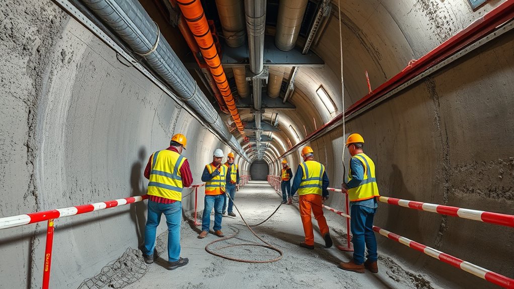 safety gear and site checks