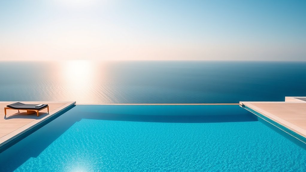 seamless horizon water flow