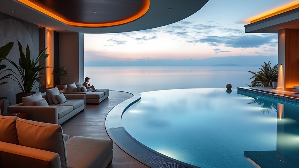 seamless lounge area integration