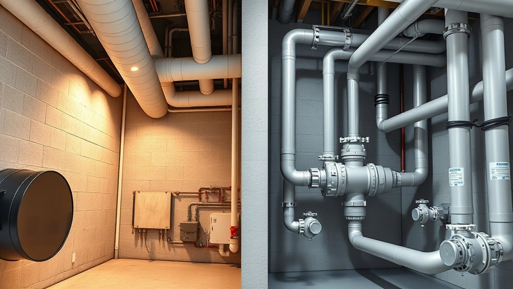 select appropriate plumbing system