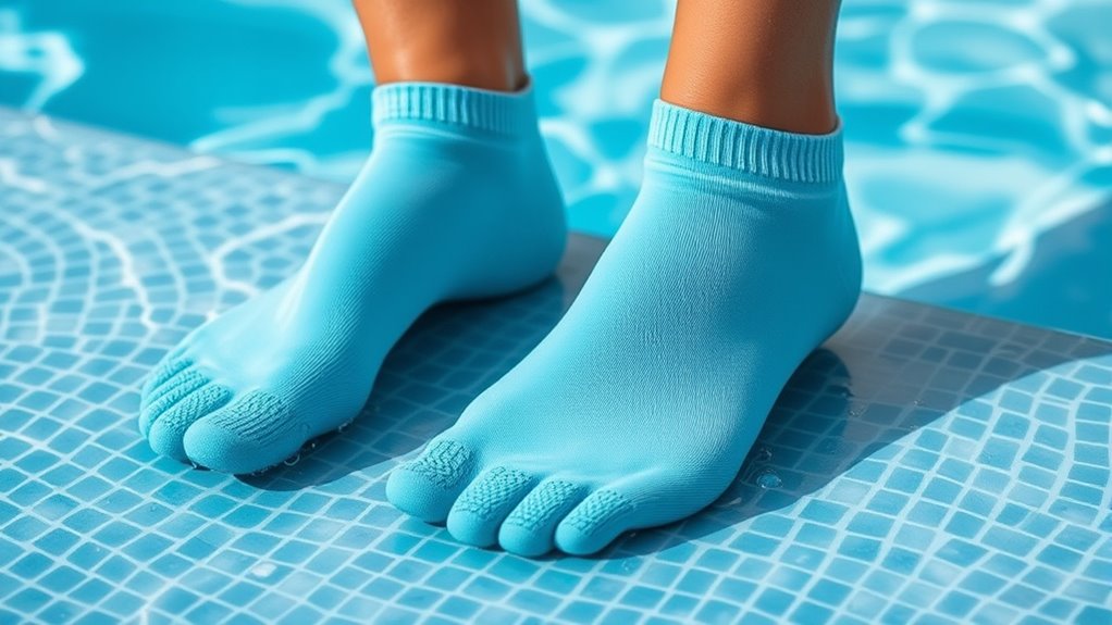 slip resistant pool footwear