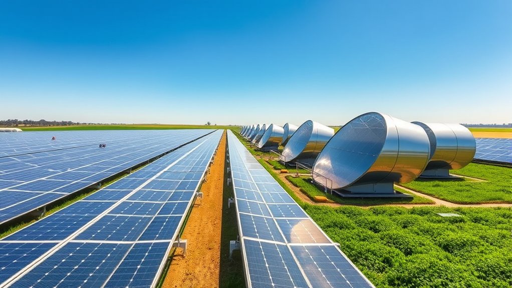 solar collectors convert sunlight