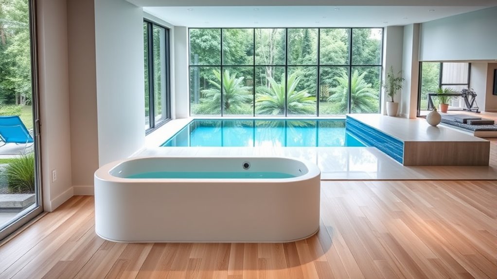 spacious customizable swimming pools