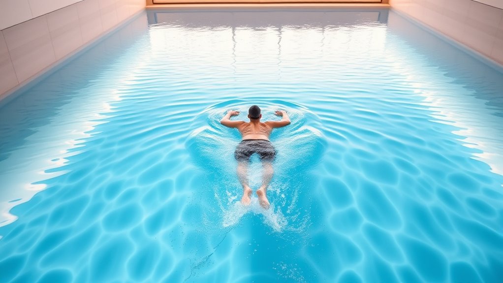 swimming against current