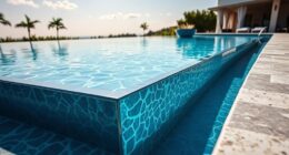 vanishing edge pool waterproofing