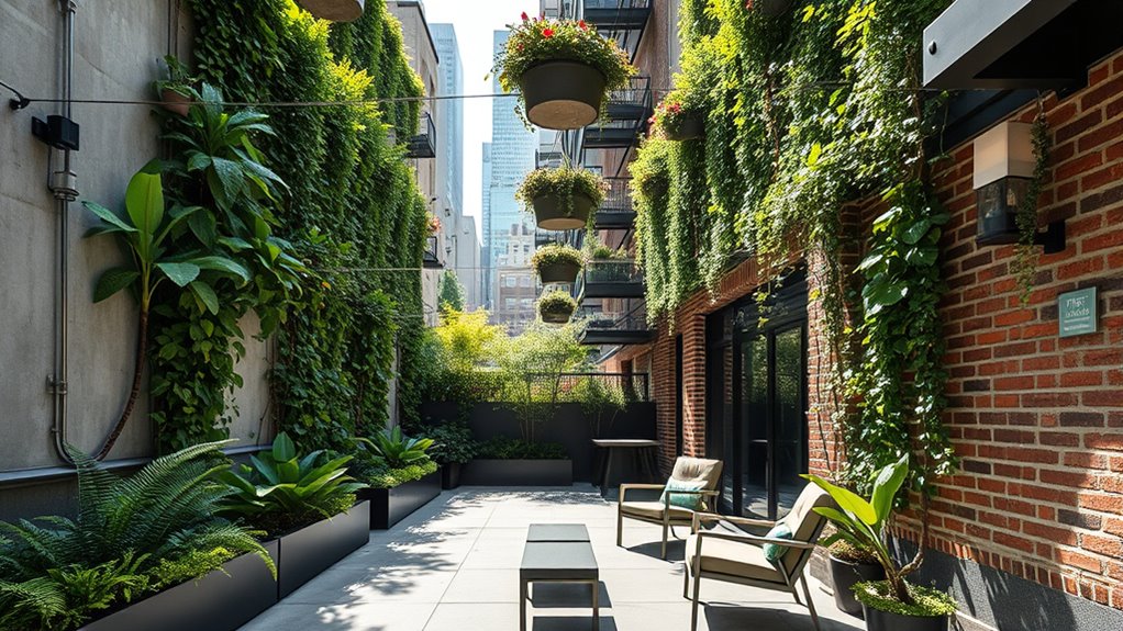 vertical greenery and privacy