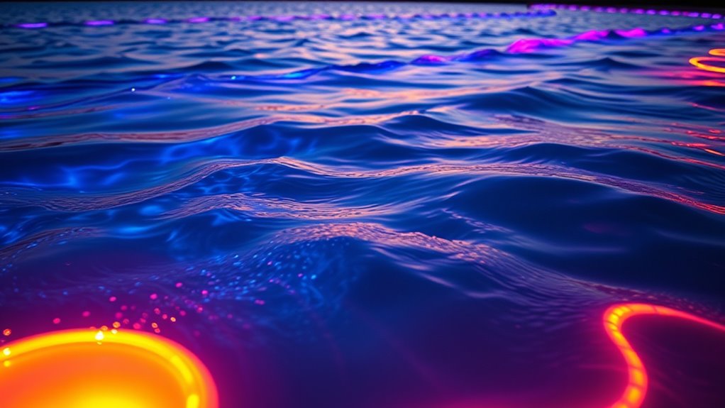 vibrant water edge effects