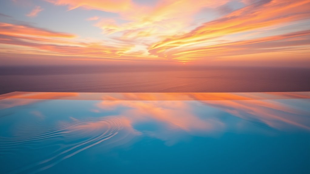 water flows over catch basin