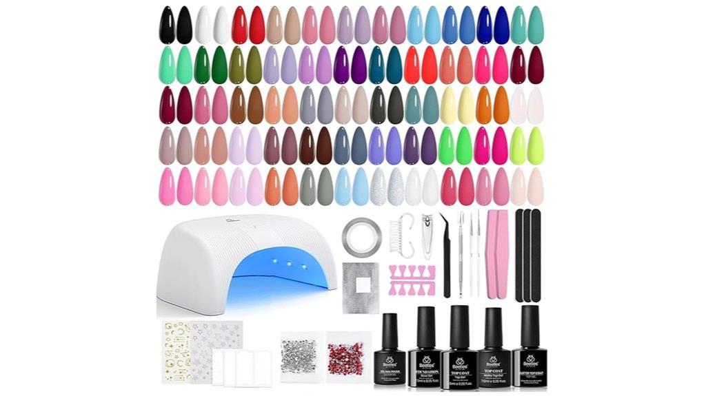 80 piece gel polish set