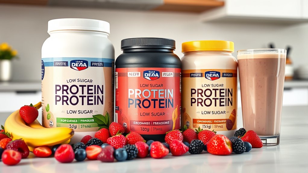 choose high quality low sugar protein