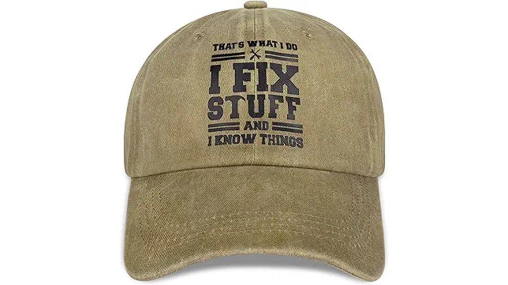 men s cotton adjustable cap