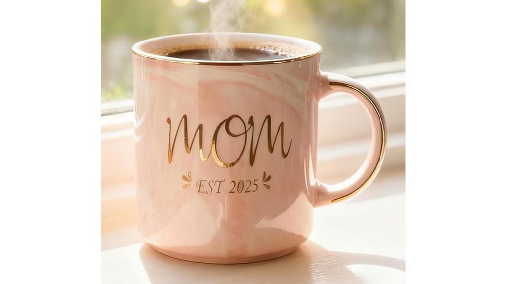 pregnancy announcement mug