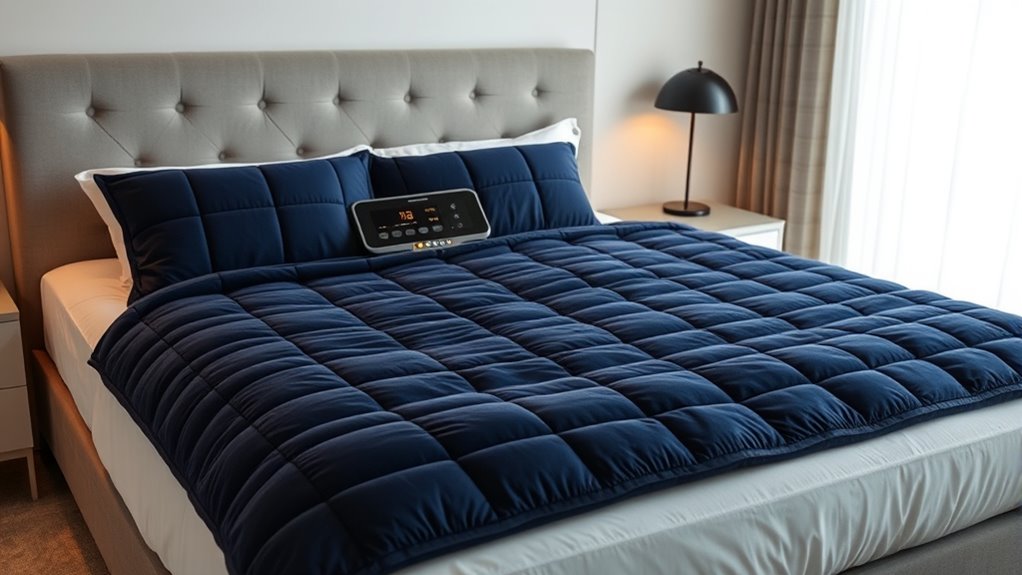 top dual control king blankets