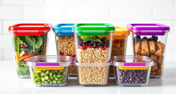 top glass meal containers